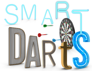 Smarts Darts image with SMART DARTs in 3d images on top